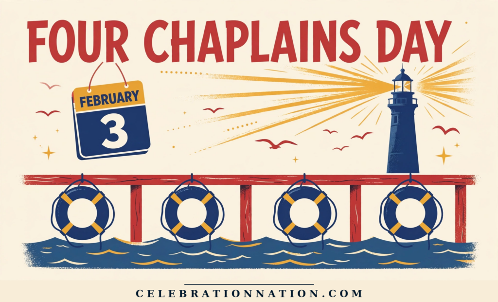 Four Chaplains Day poster