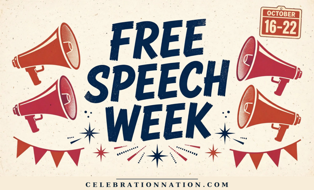 Free Speech Week poster