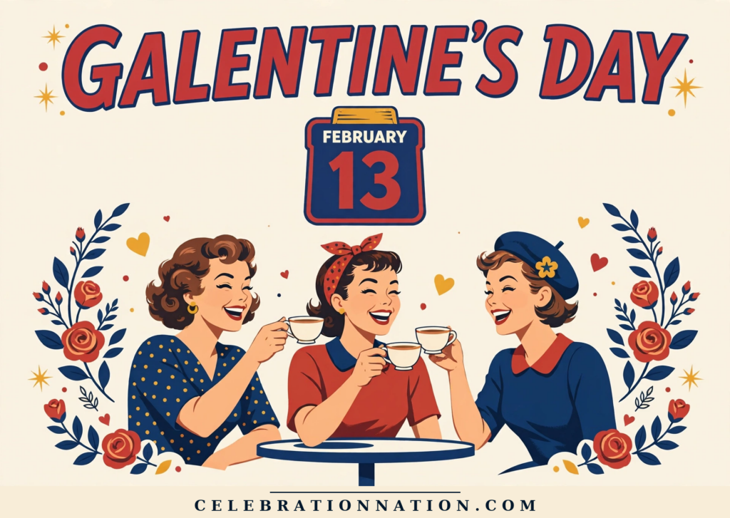 Galentine’s Day poster