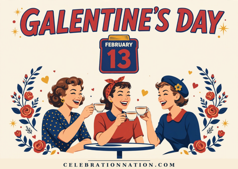 Galentine’s Day poster