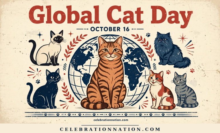 Global Cat Day poster