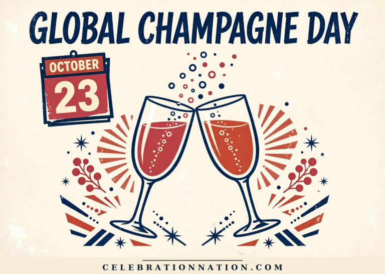 Global Champagne Day poster