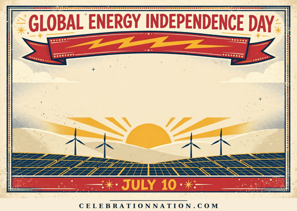 Global Energy Independence Day poster