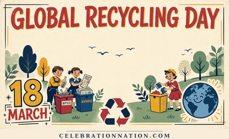 Global Recycling Day poster