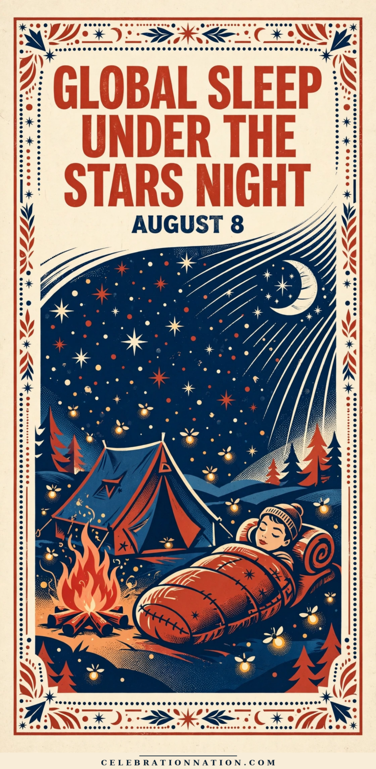 Global Sleep Under the Stars Night poster