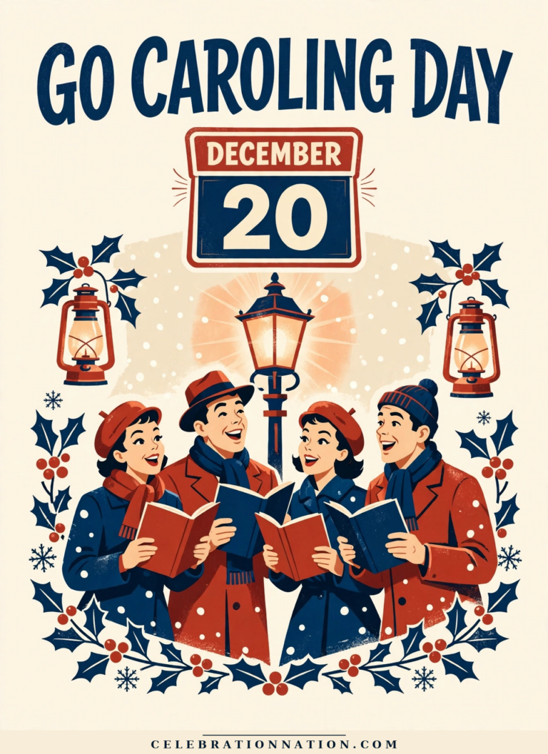 Go Caroling Day poster