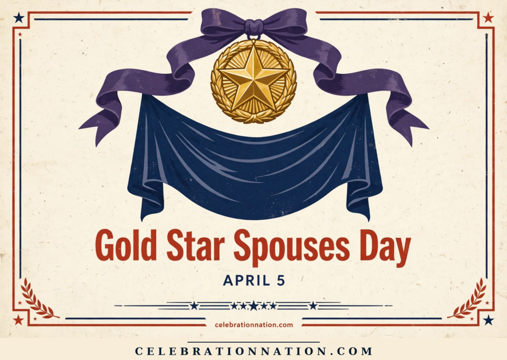 Gold Star Spouses Day poster
