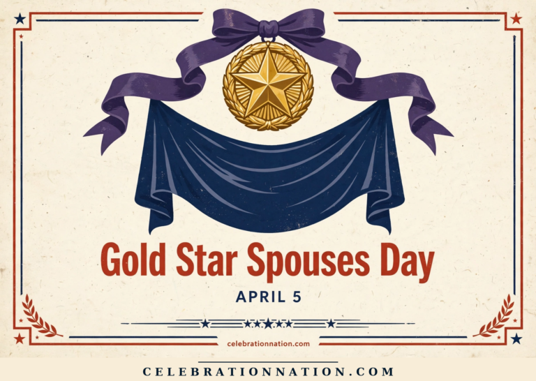 Gold Star Spouses Day poster
