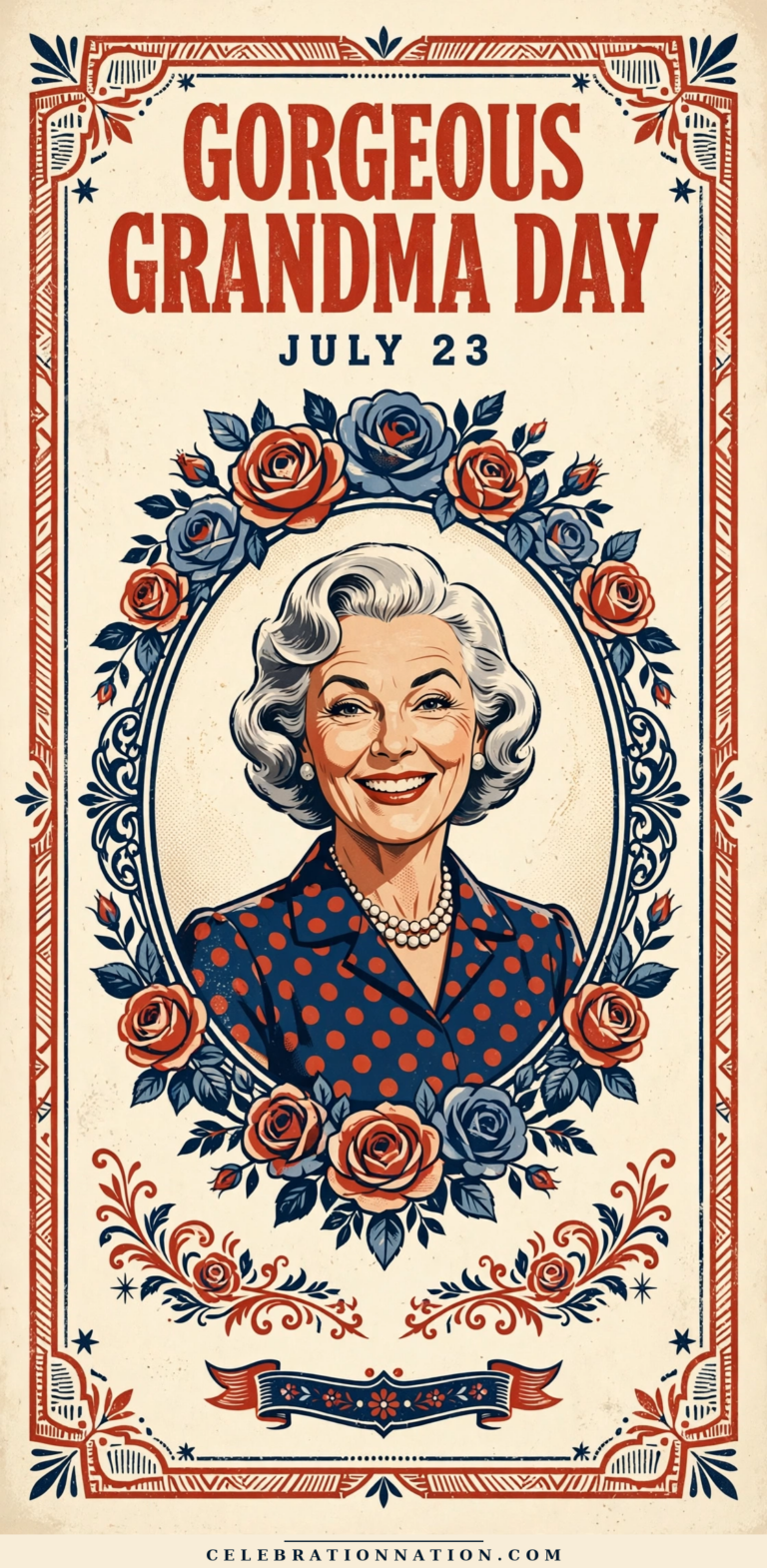 Gorgeous Grandma Day poster