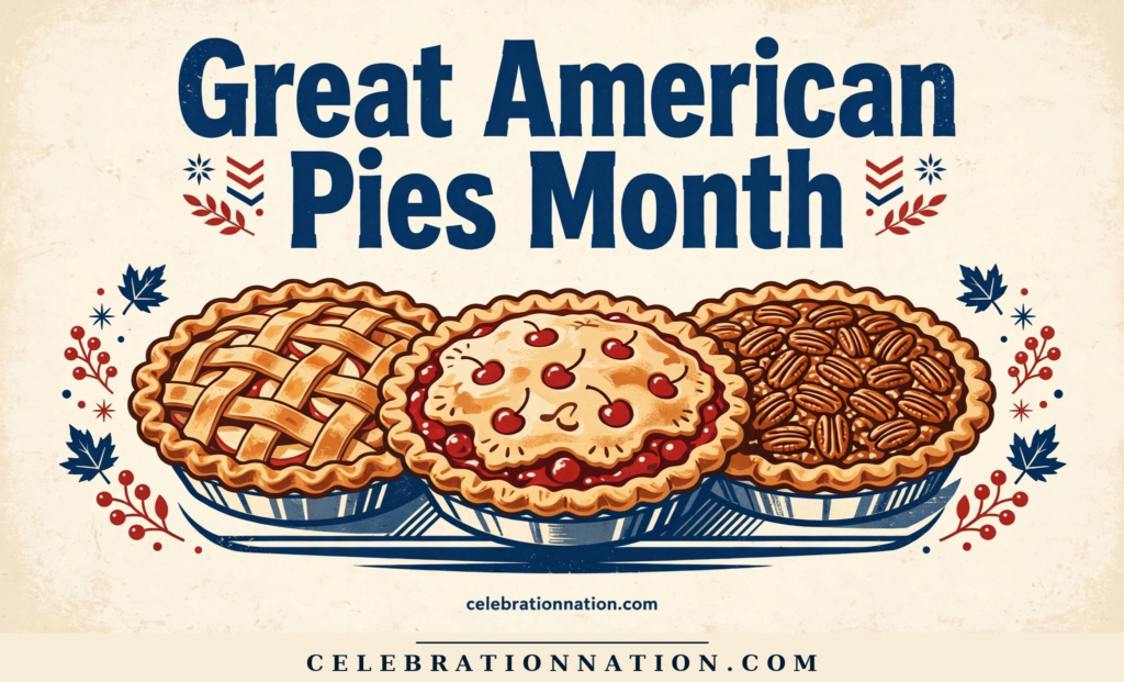 Great American Pies Month poster