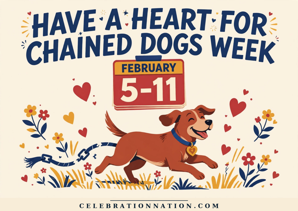 Have a Heart for Chained Dogs Week poster