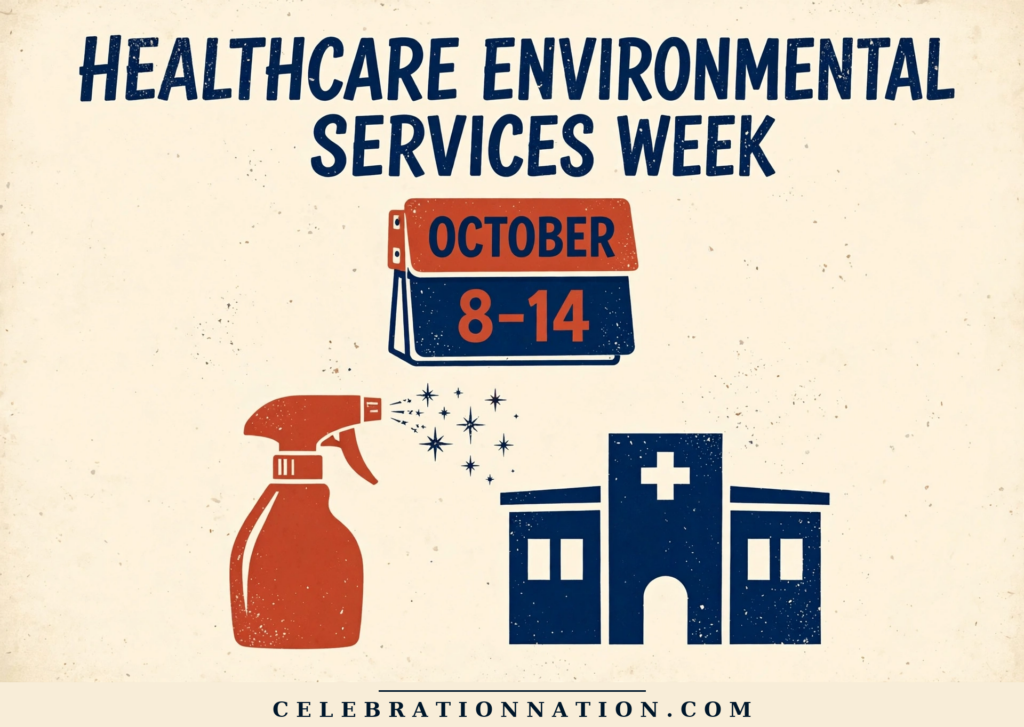 Healthcare Environmental Services Week poster