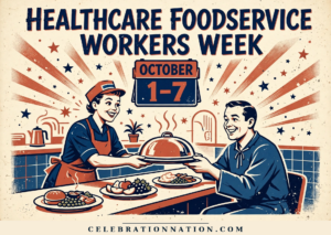 Healthcare Foodservice Workers Week illustration, October 1-7, 2023