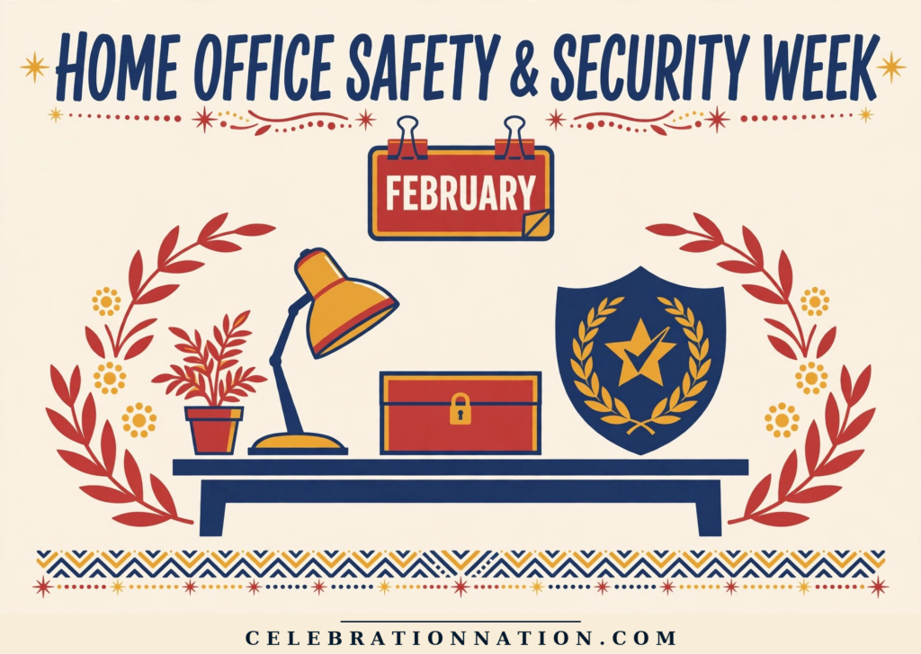 Home Office Safety & Security Week poster