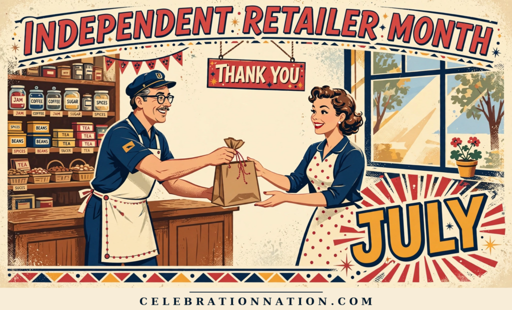 Independent Retailer Month poster