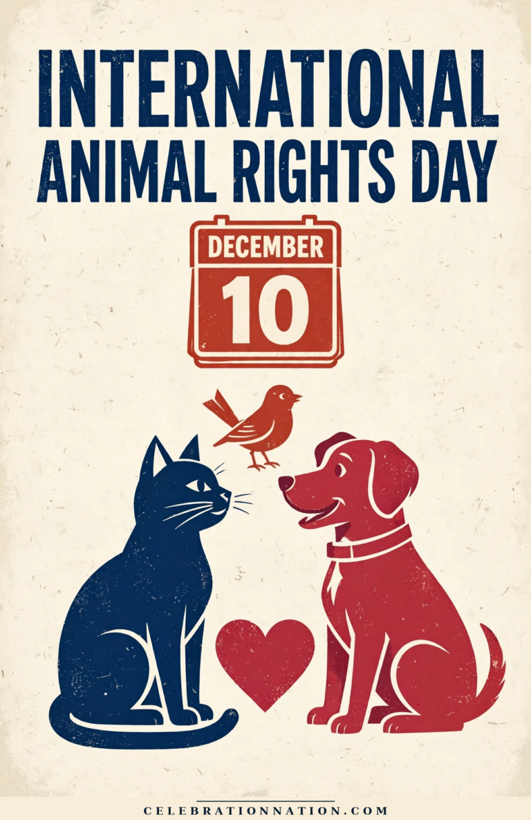 International Animal Rights Day poster