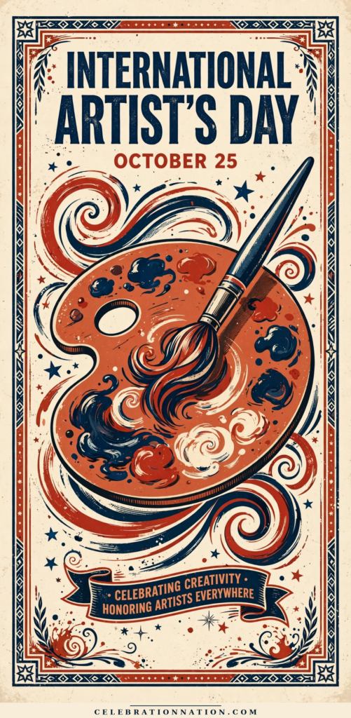 International Artist’s Day poster