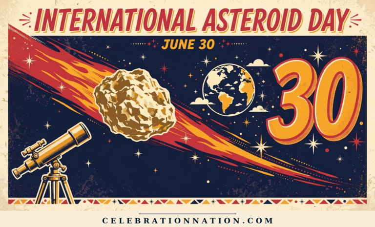International Asteroid Day poster