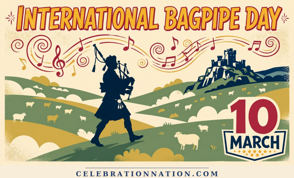 International Bagpipe Day poster