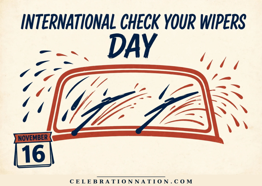 International Check Your Wipers Day poster