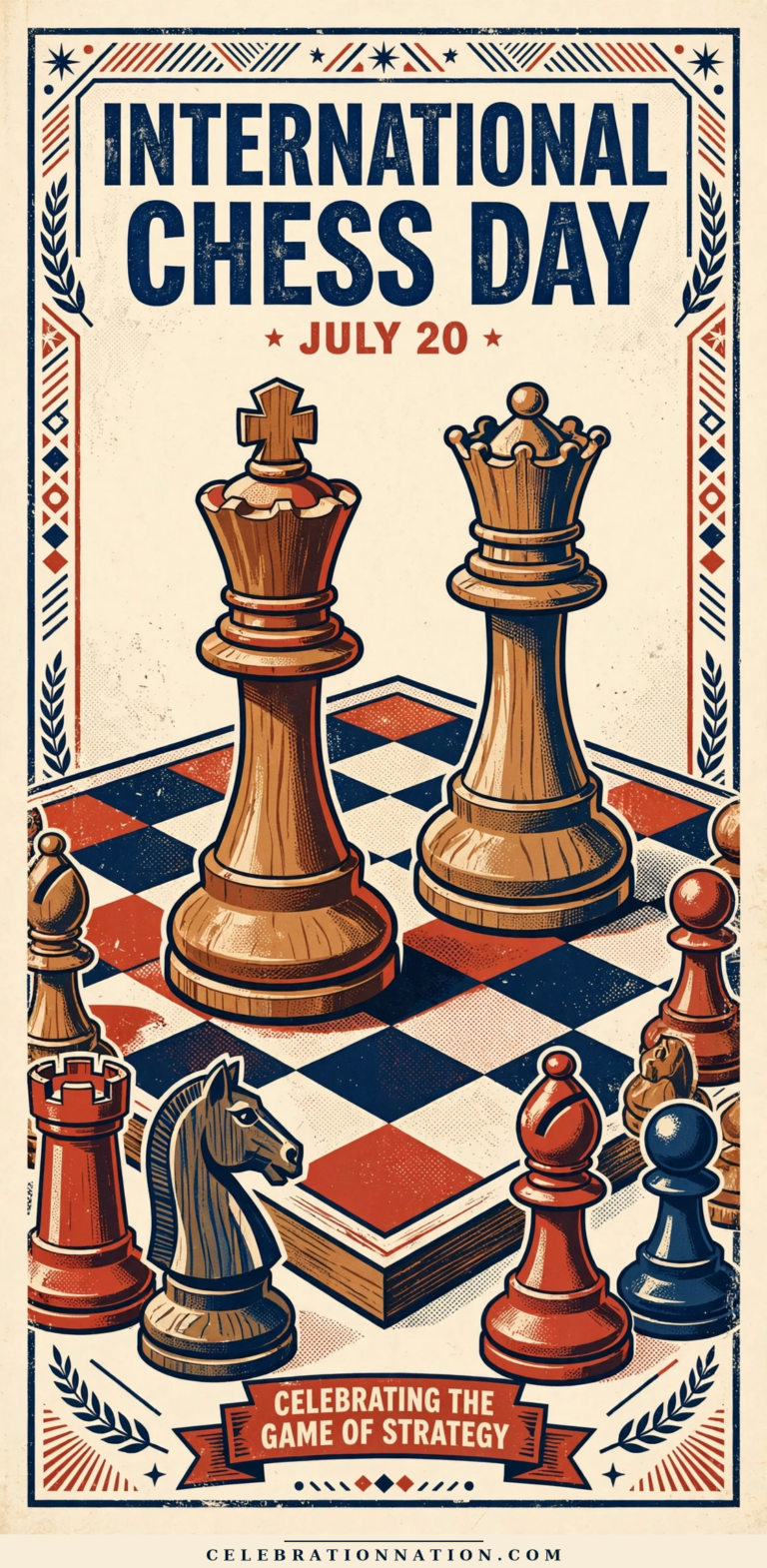 International Chess Day poster