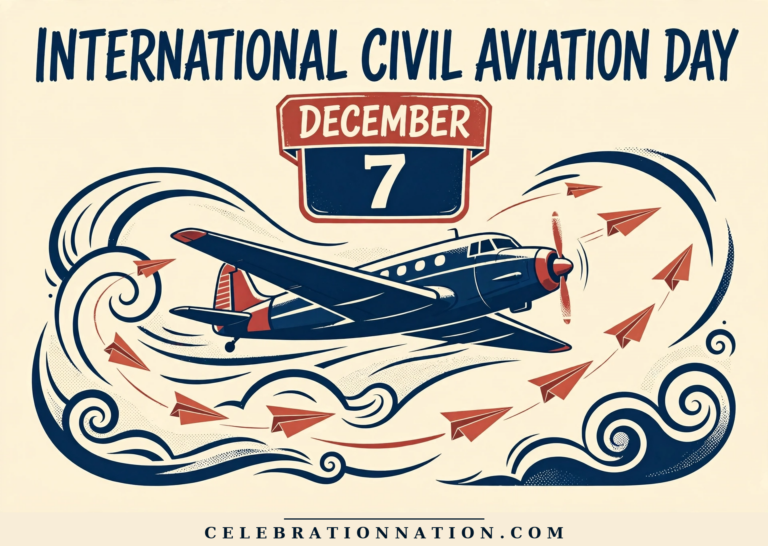 International Civil Aviation Day poster