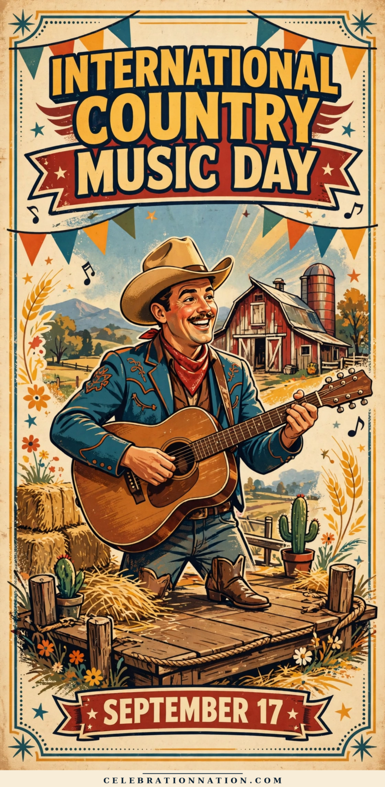 International Country Music Day poster