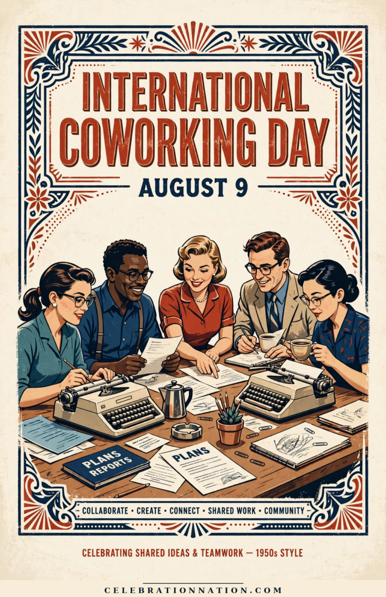 International Coworking Day poster