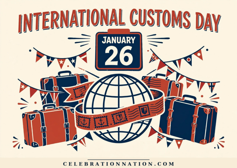 International Customs Day poster