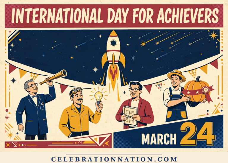 International Day for Achievers poster