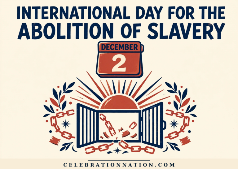 International Day for the Abolition of Slavery poster