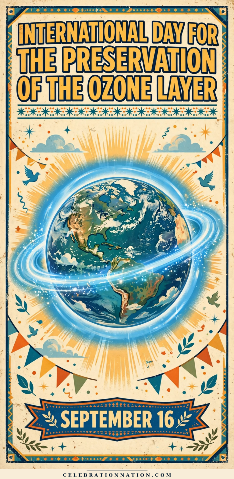 International Day for the Preservation of the Ozone Layer poster
