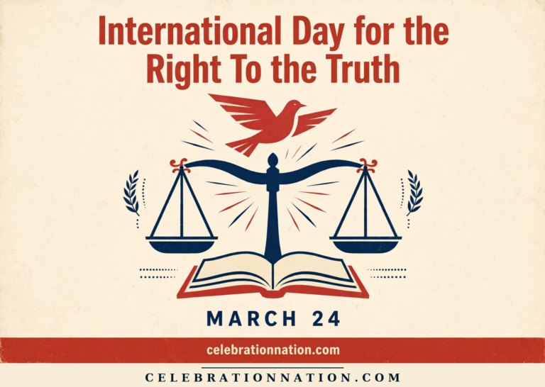 International Day for the Right To the Truth poster
