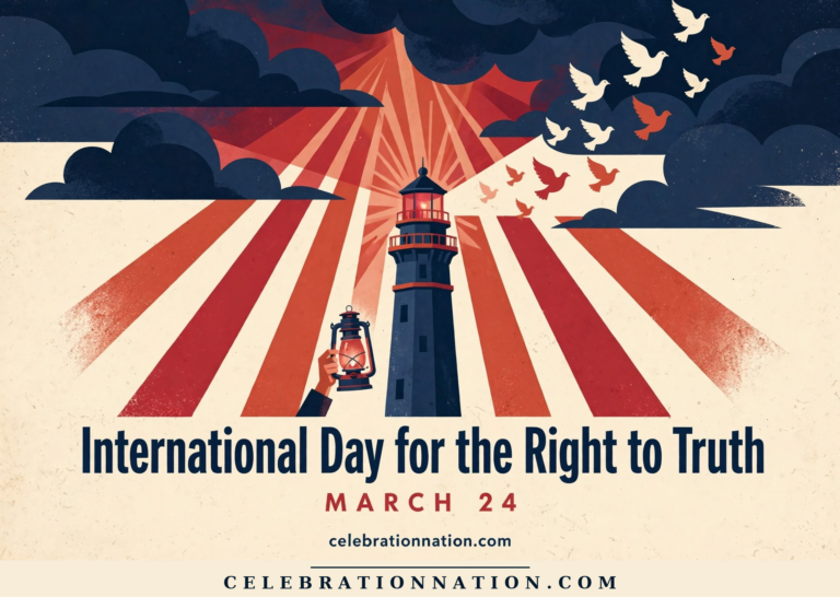 International Day for the Right to Truth poster