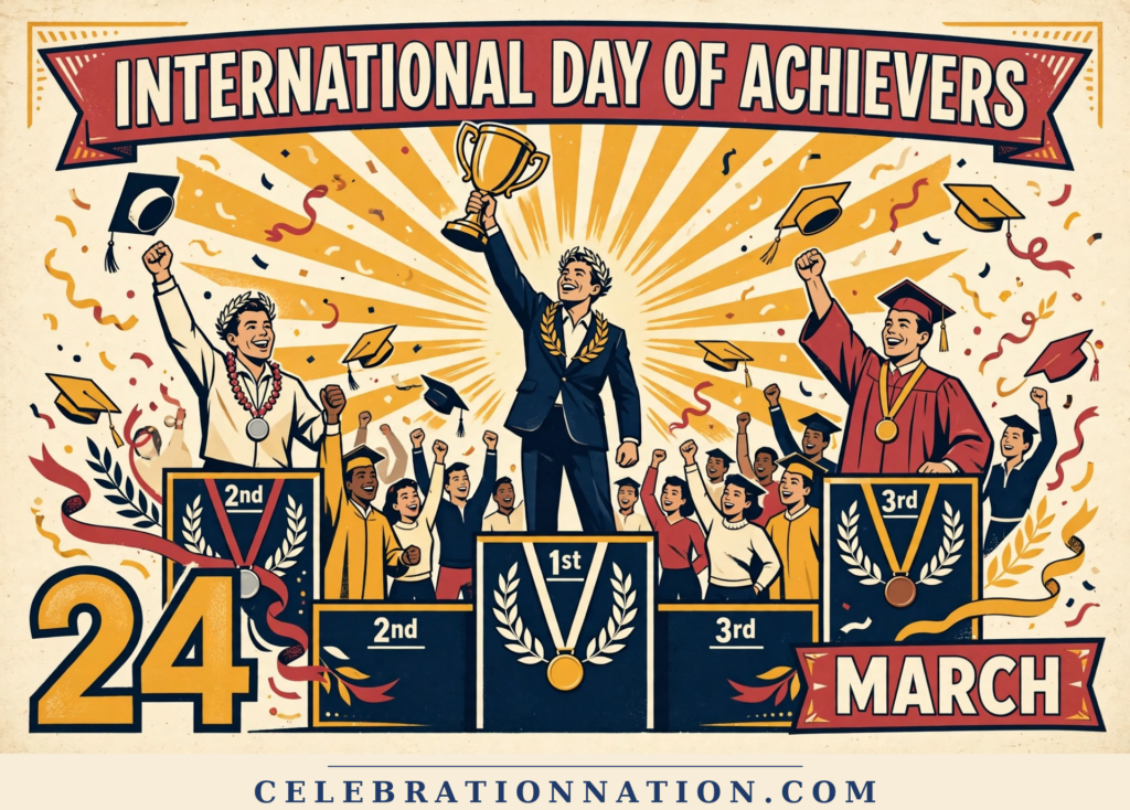 International Day of Achievers poster
