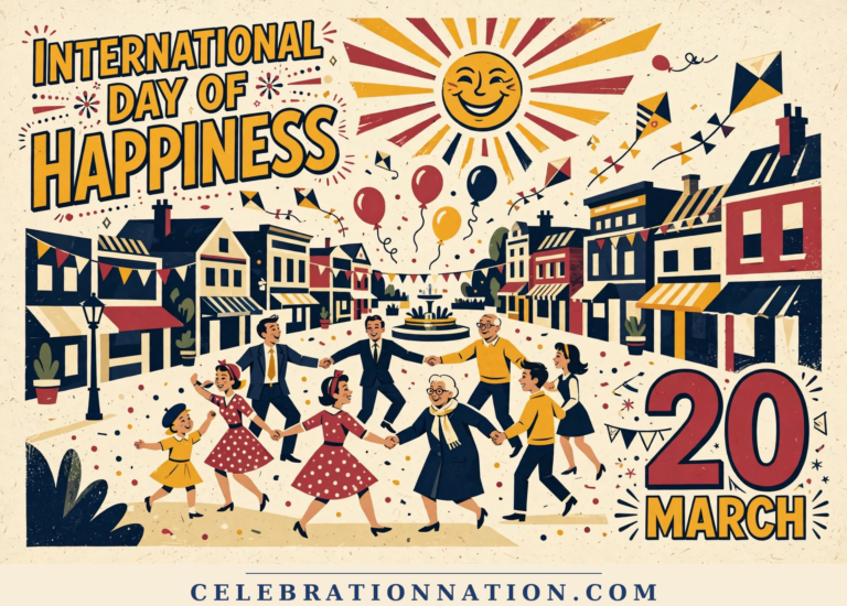International Day of Happiness poster