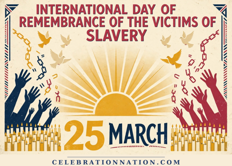 International Day of Remembrance of the Victims of Slavery poster