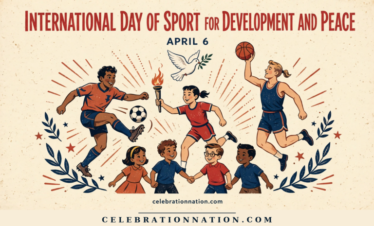 International Day of Sport for Development and Peace poster