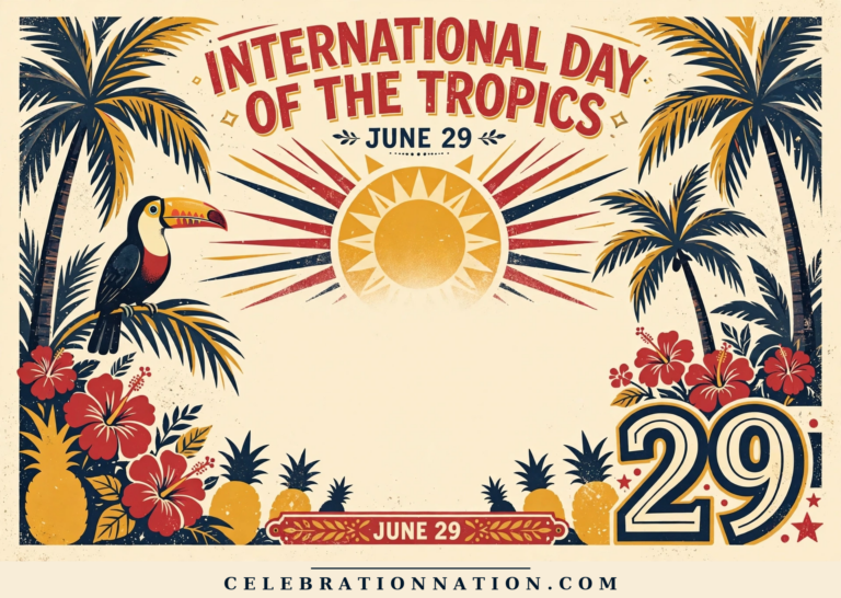 International Day of the Tropics poster