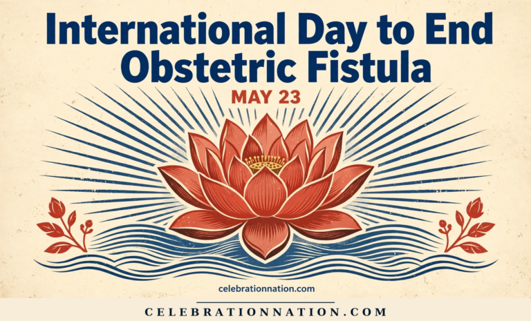 International Day to End Obstetric Fistula poster