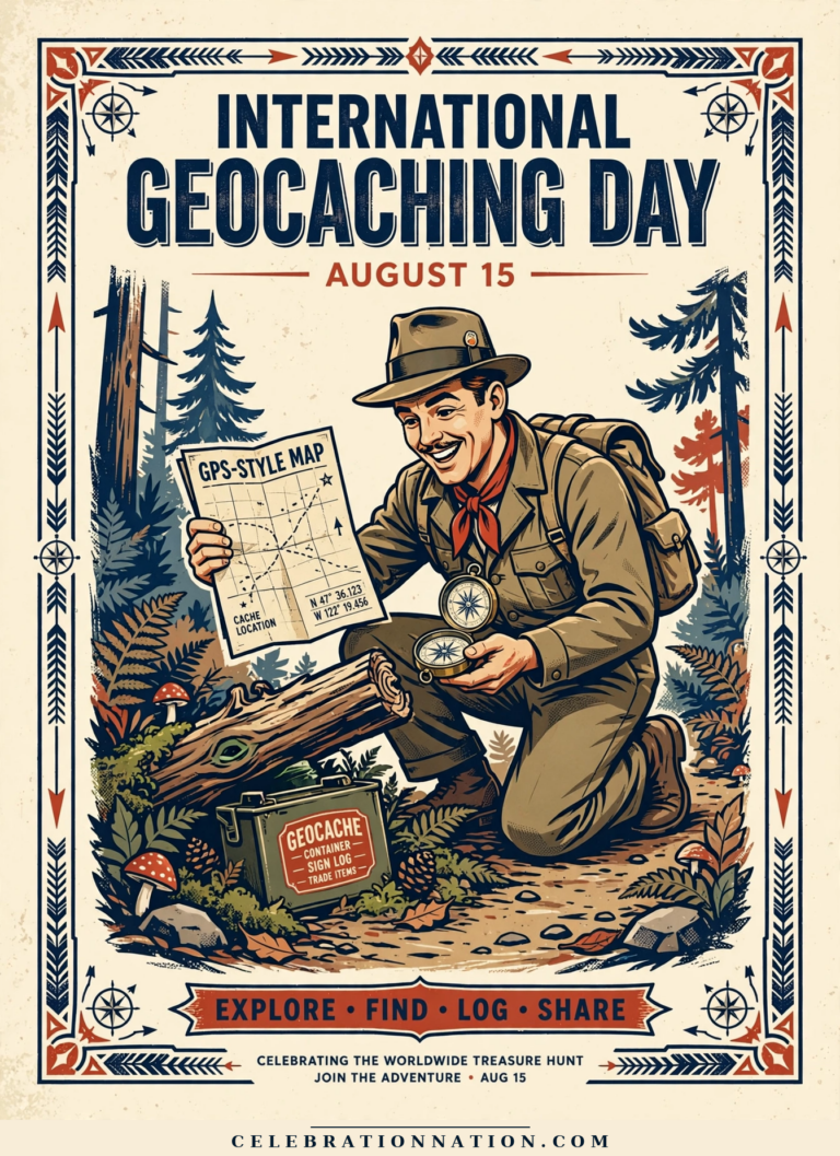 International Geocaching Day poster