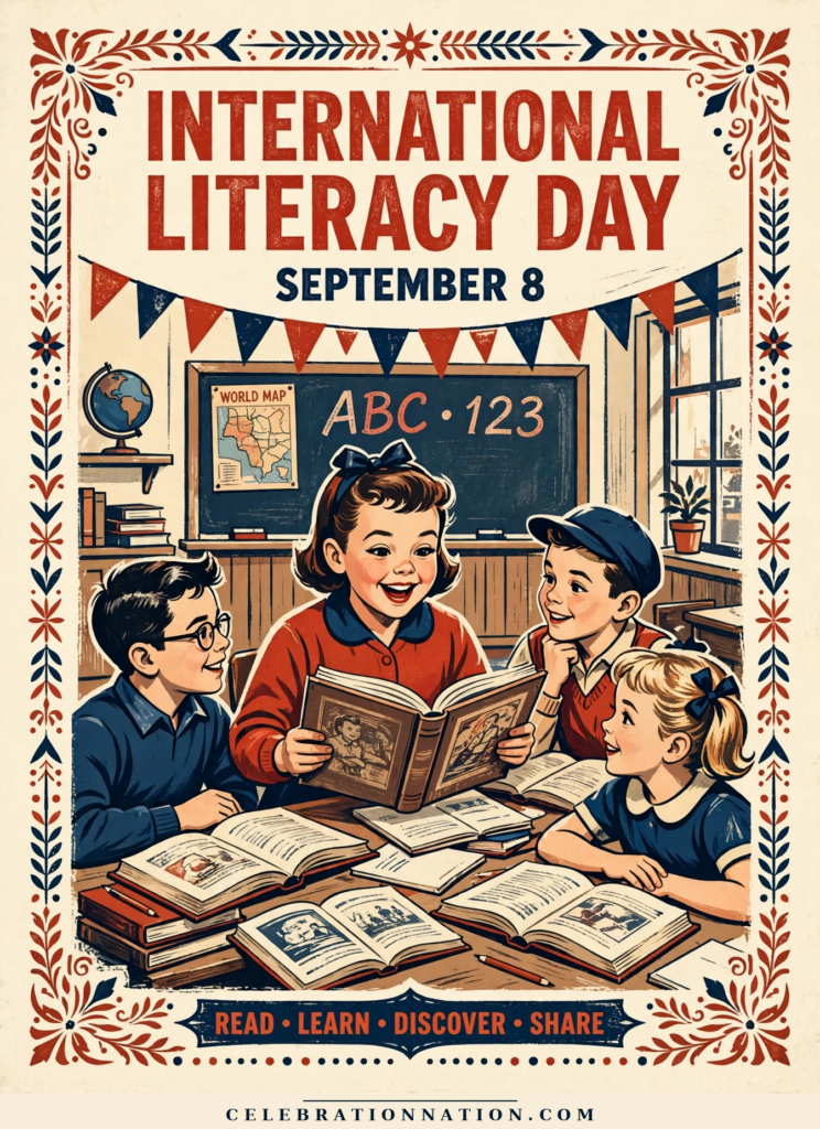 International Literacy Day poster