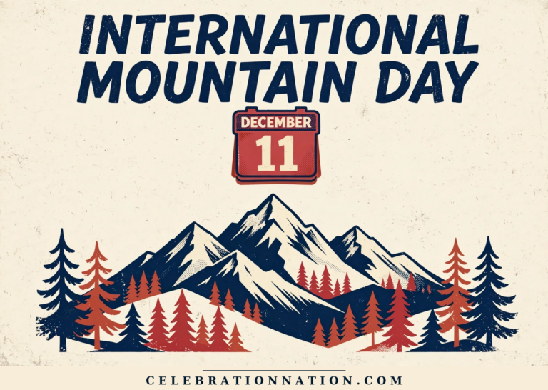 International Mountain Day poster