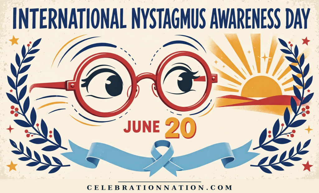 International Nystagmus Awareness Day poster