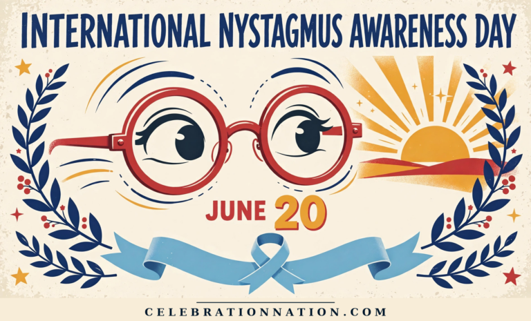 International Nystagmus Awareness Day poster