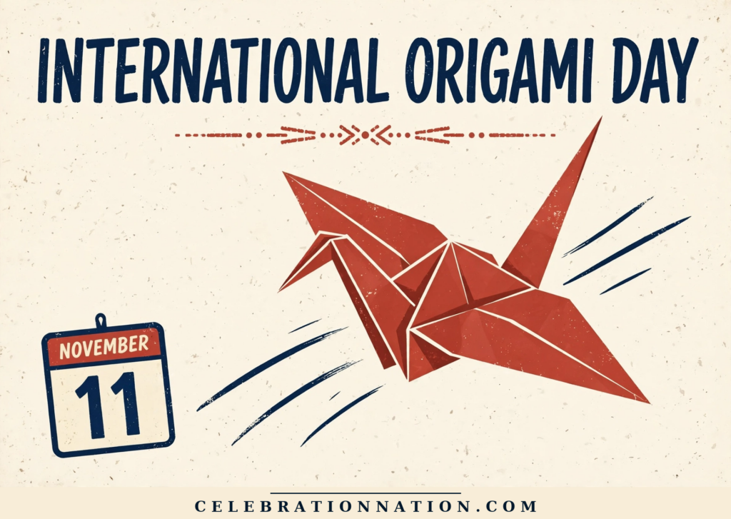 International Origami Day poster