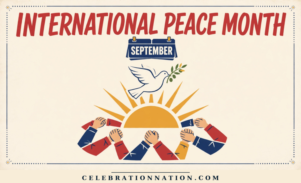 International Peace Month poster