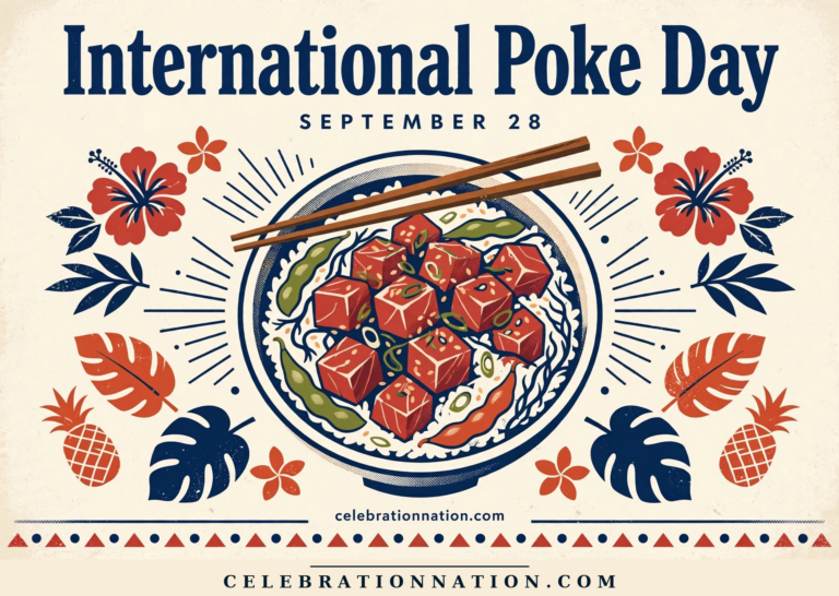 International Poke Day poster