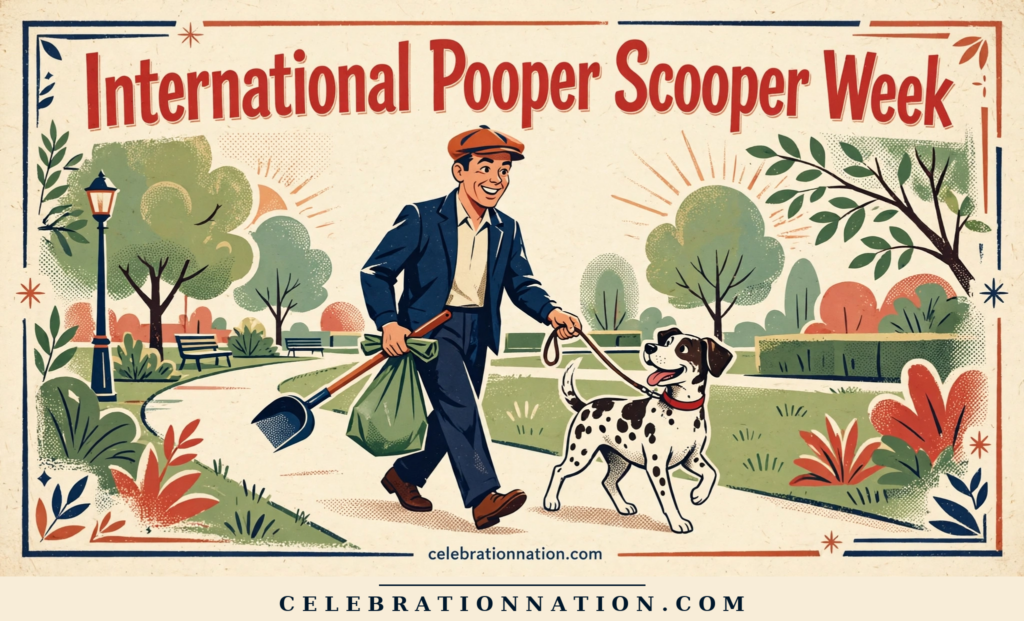 International Pooper Scooper Week poster