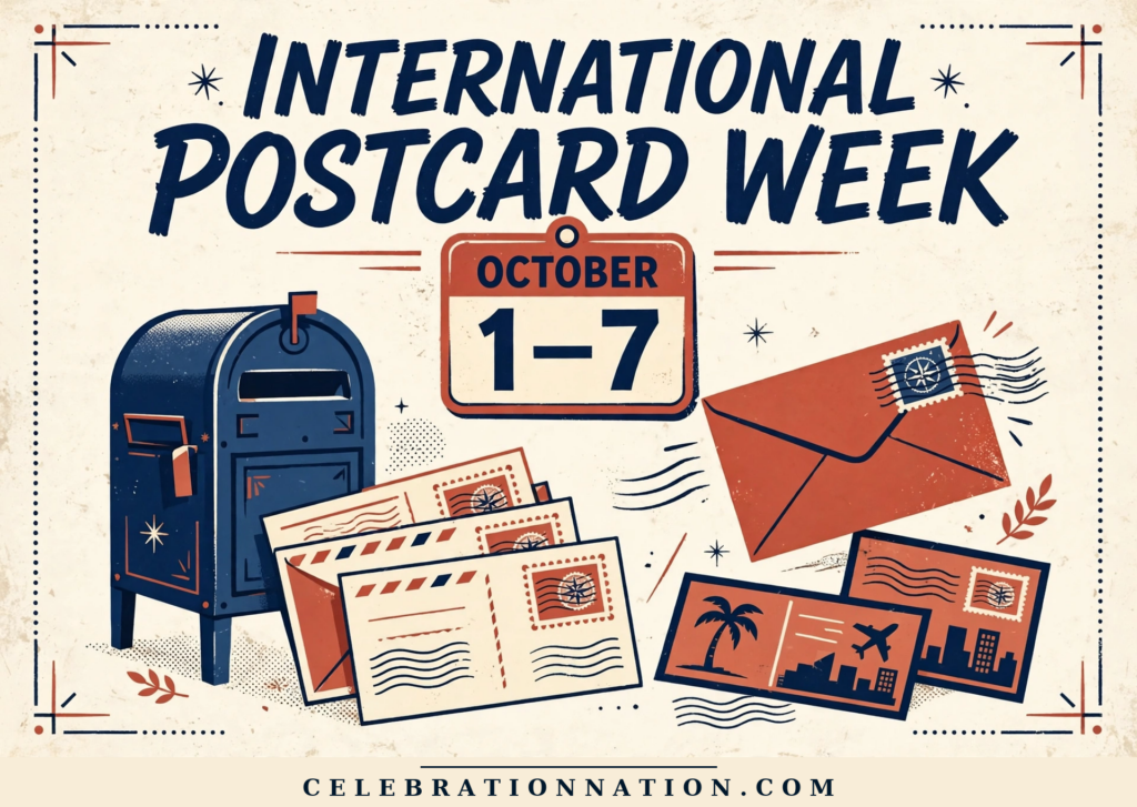 International Postcard Week poster